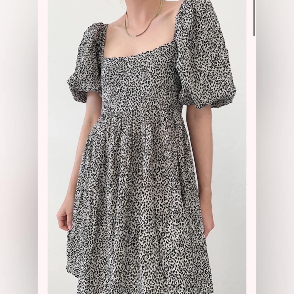 Bonnie Puffed Sleeve Babydoll Dress